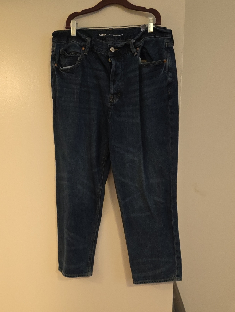 Old Navy Slim Straight Dark Blue Jeans
